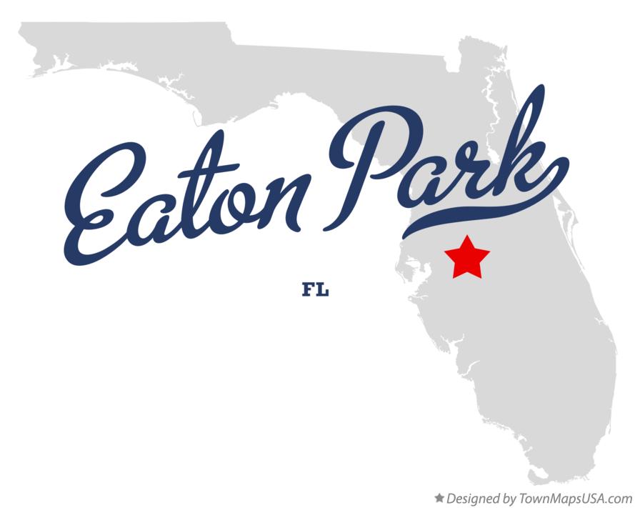 Map of Eaton Park Florida FL