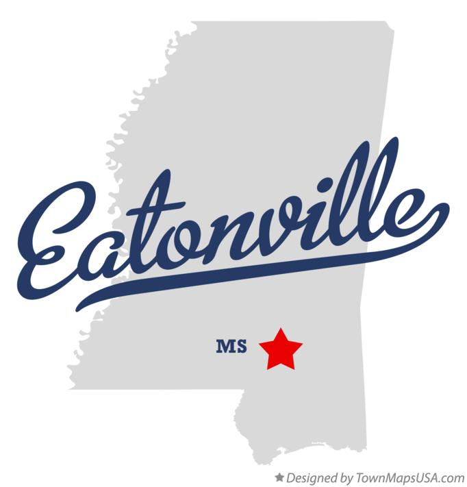 Map of Eatonville Mississippi MS
