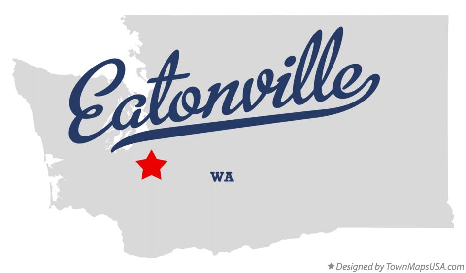 Map of Eatonville Washington WA