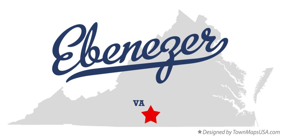 Map of Ebenezer Virginia VA