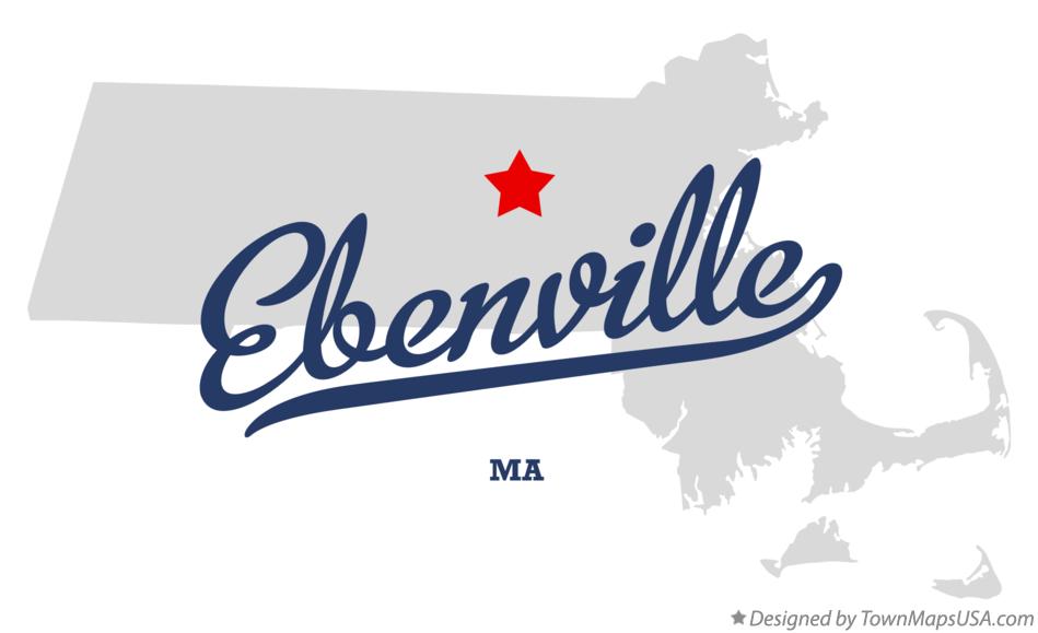 Map of Ebenville Massachusetts MA