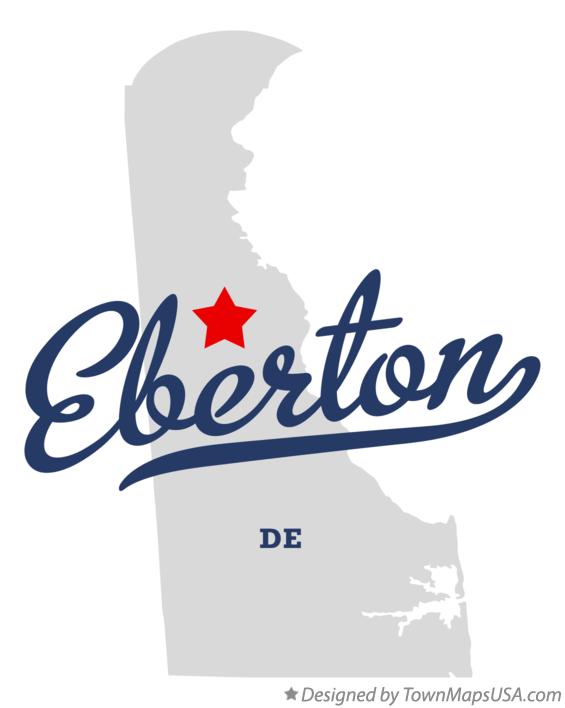 Map of Eberton Delaware DE