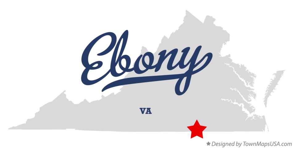 Map of Ebony Virginia VA