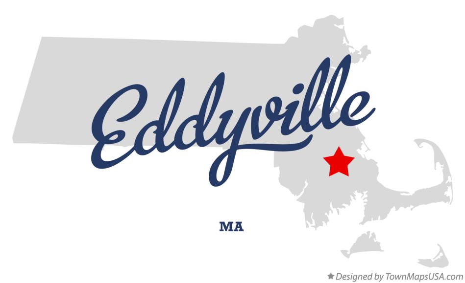 Map of Eddyville Massachusetts MA