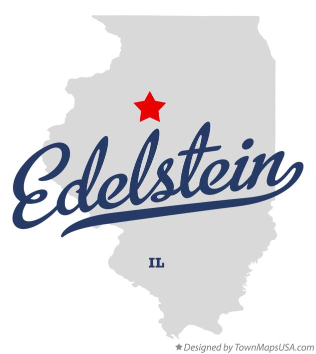 Map of Edelstein Illinois IL