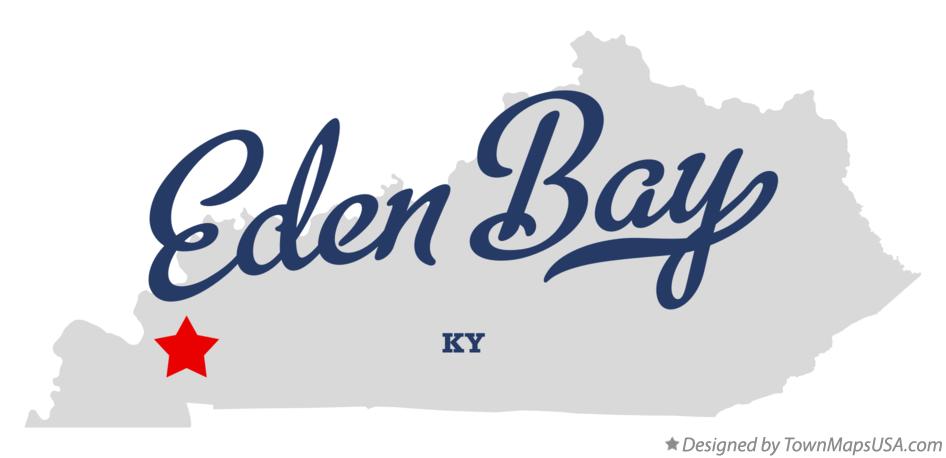 Map of Eden Bay Kentucky KY