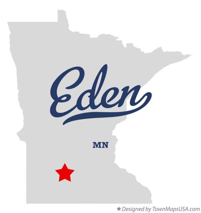 Map of Eden Minnesota MN