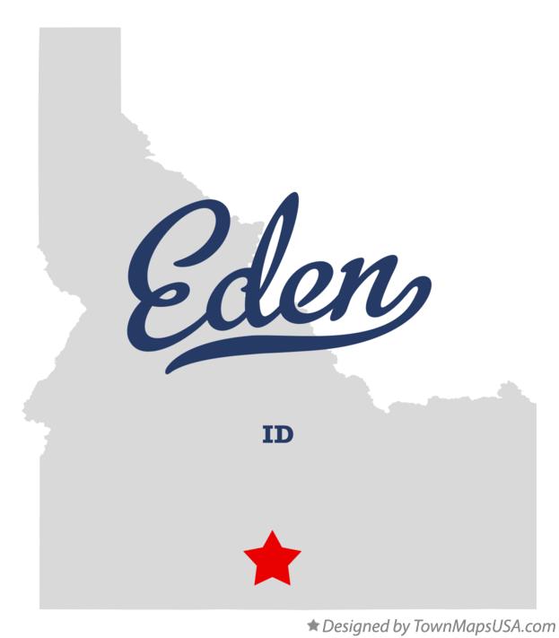 Map of Eden Idaho ID