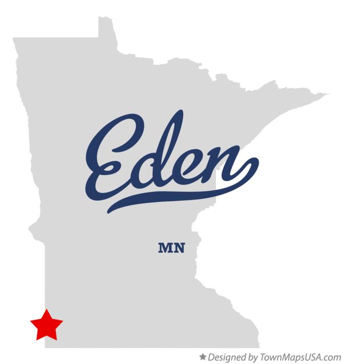 Map of Eden Minnesota MN