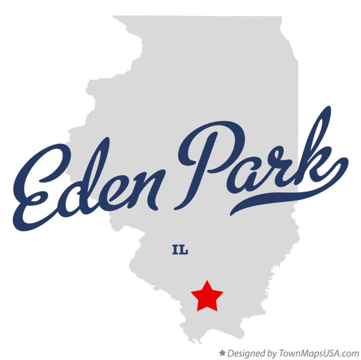 Map of Eden Park Illinois IL