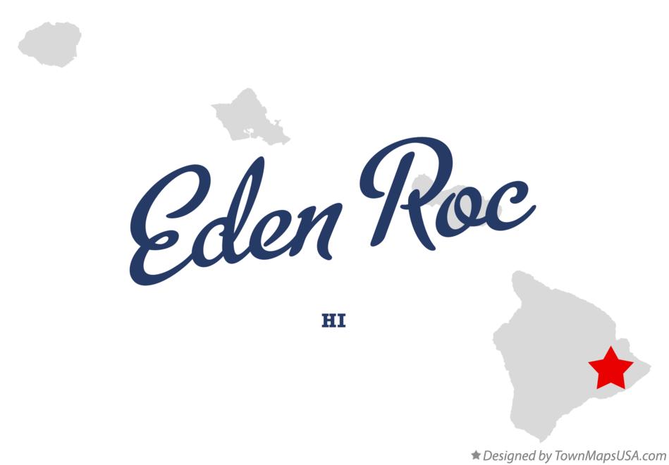 Map of Eden Roc Hawaii HI