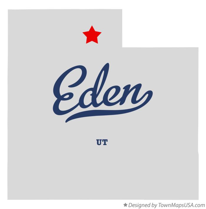Map of Eden Utah UT
