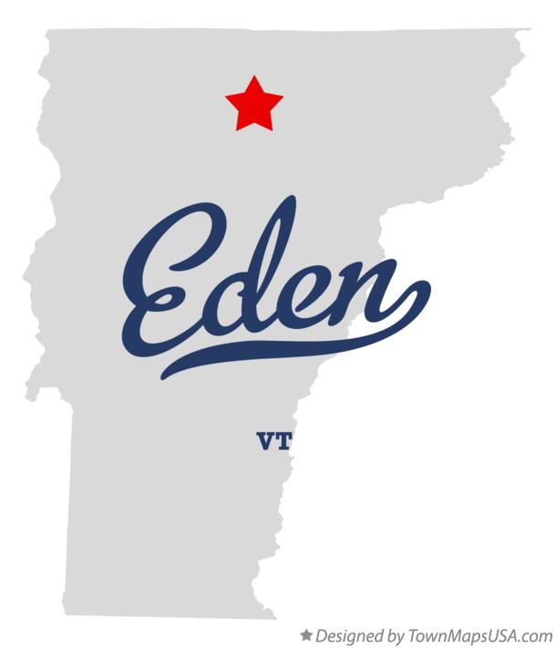 Map of Eden Vermont VT
