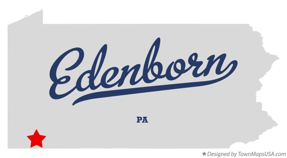 Map of Edenborn Pennsylvania PA