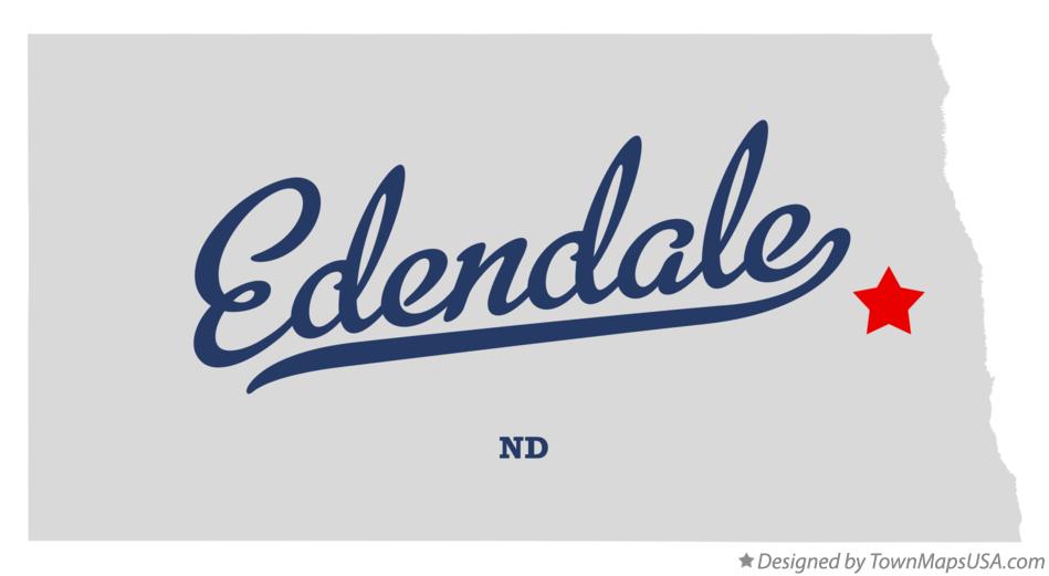 Map of Edendale North Dakota ND