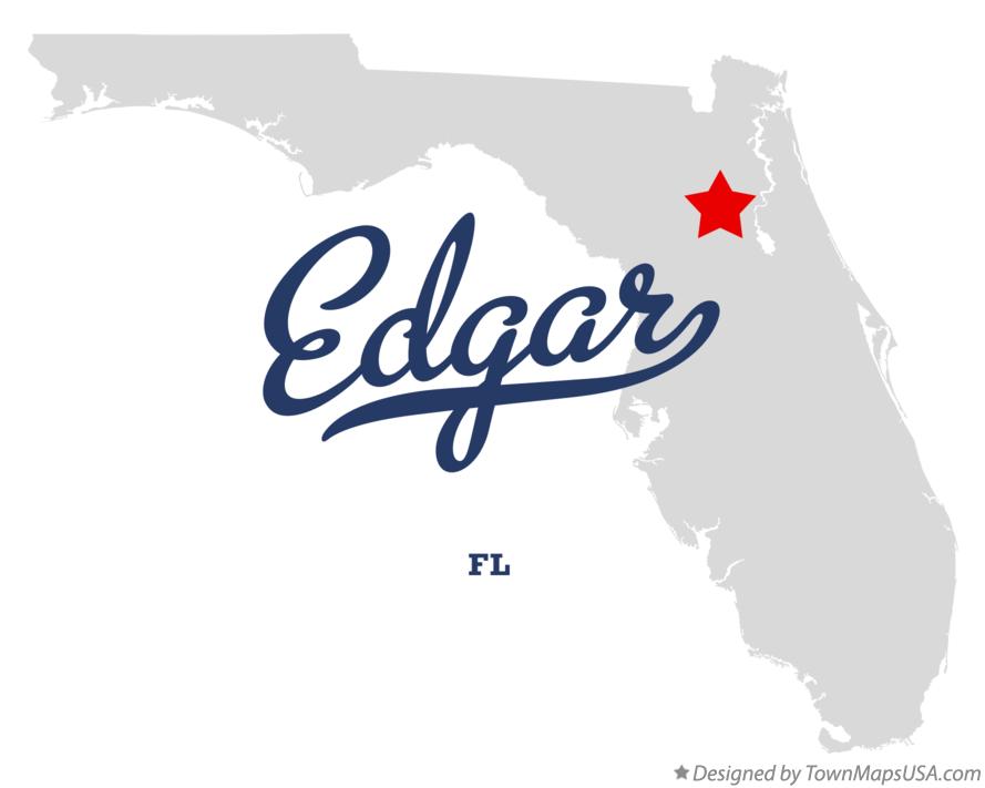 Map of Edgar Florida FL