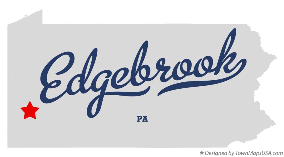 Map of Edgebrook Pennsylvania PA