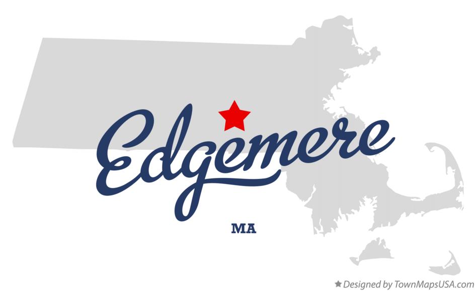 Map of Edgemere Massachusetts MA