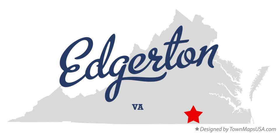 Map of Edgerton Virginia VA