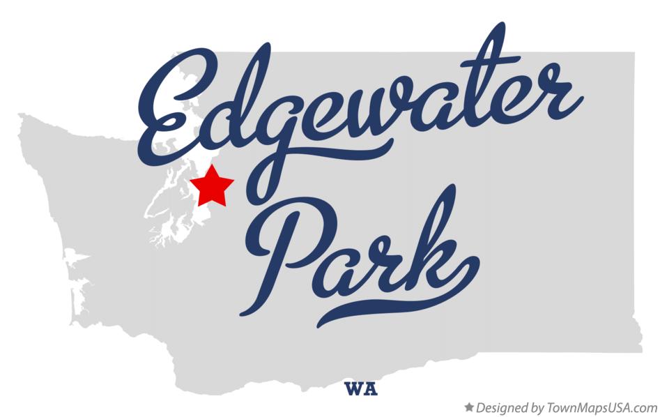 Map of Edgewater Park Washington WA