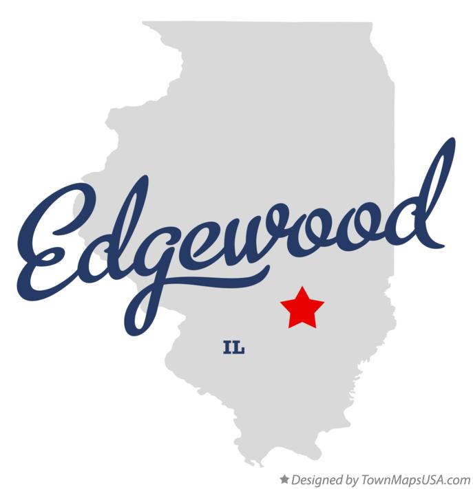 Map of Edgewood Illinois IL