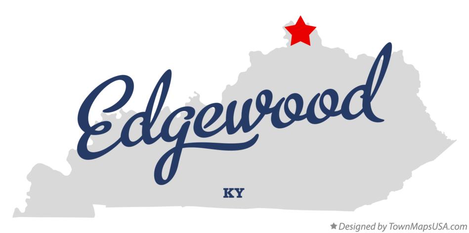 Map of Edgewood Kentucky KY