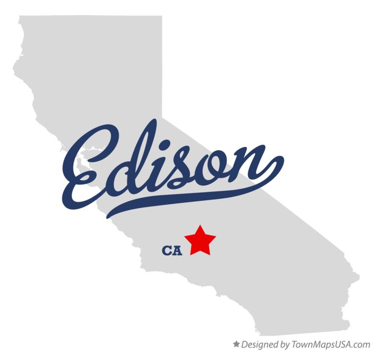 Map of Edison California CA