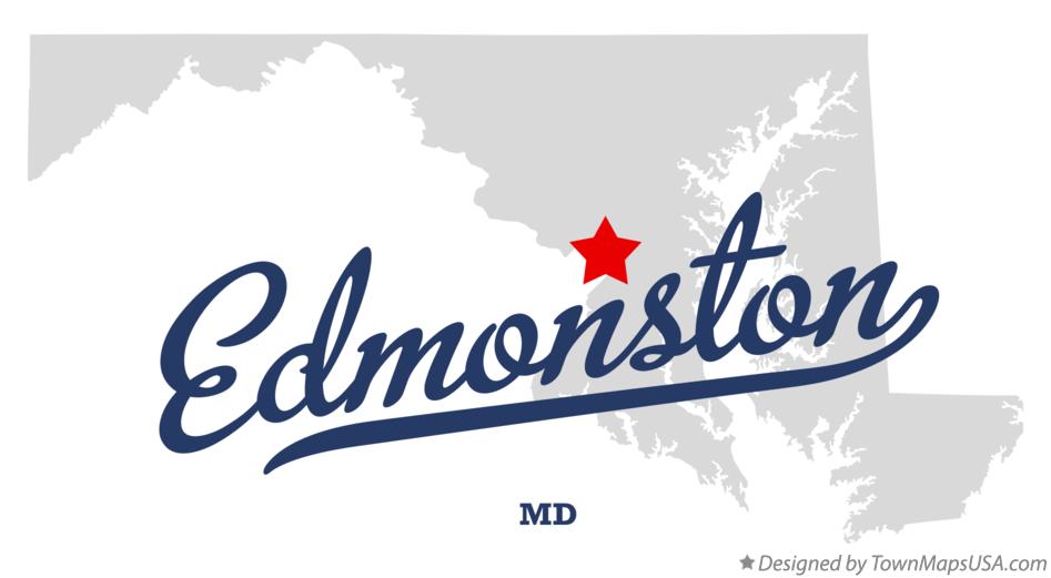 Map of Edmonston Maryland MD