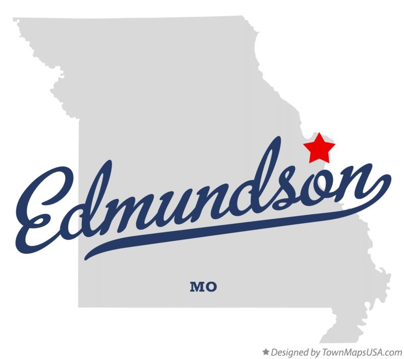 Map of Edmundson Missouri MO
