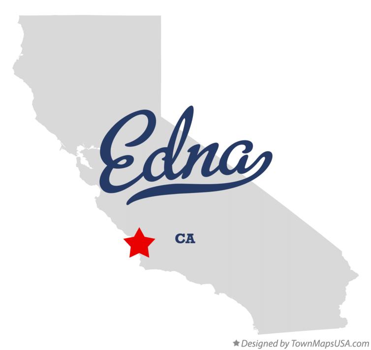 Map of Edna California CA