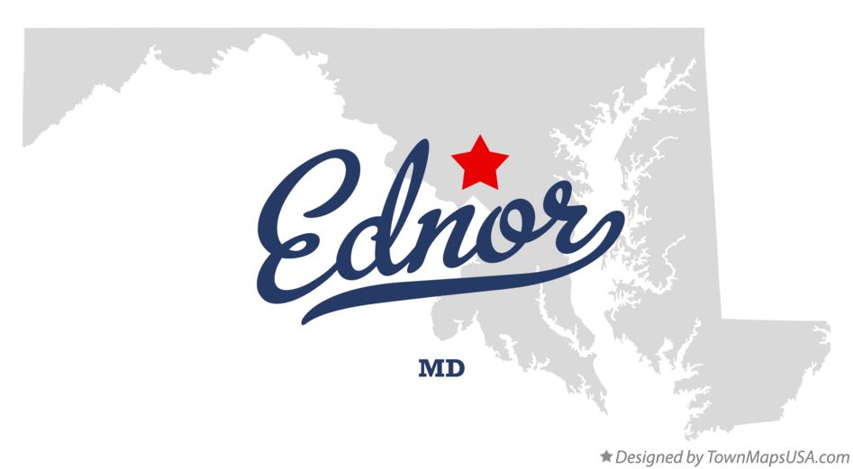 Map of Ednor Maryland MD