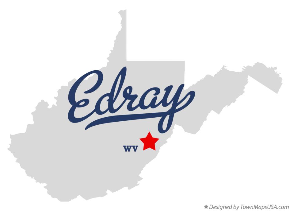 Map of Edray West Virginia WV