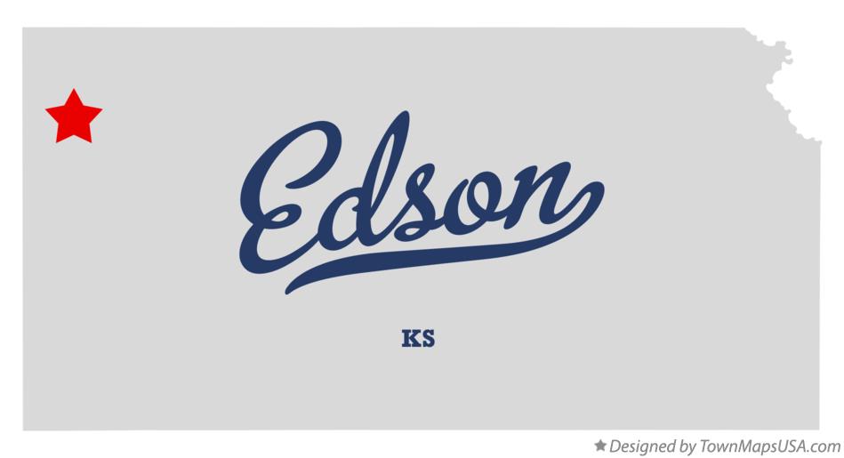 Map of Edson Kansas KS