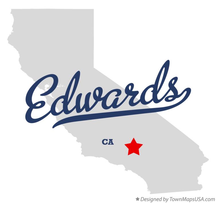 Map of Edwards California CA