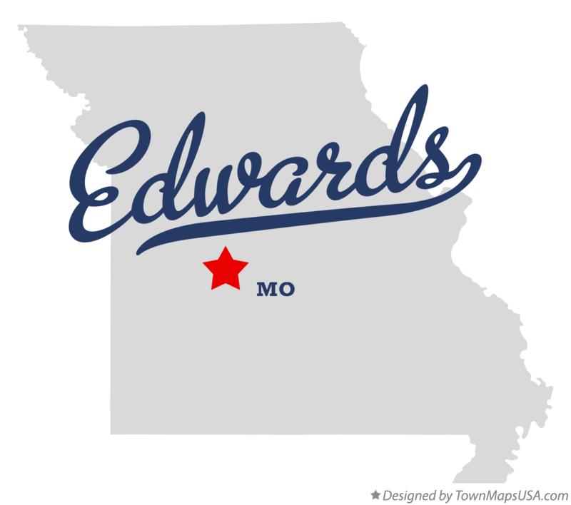 Map of Edwards Missouri MO
