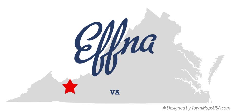 Map of Effna Virginia VA