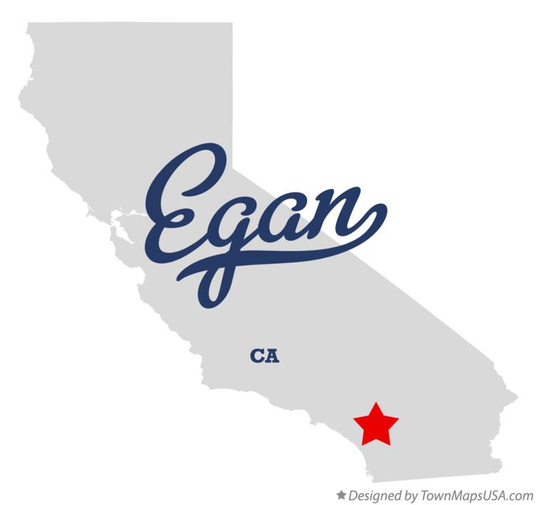 Map of Egan California CA