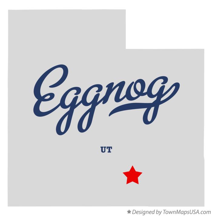 Map of Eggnog Utah UT