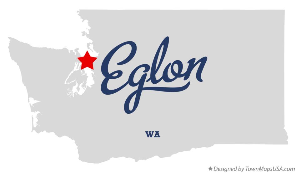 Map of Eglon Washington WA