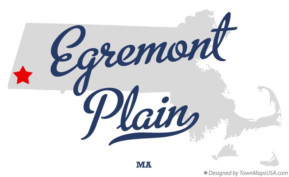 Map of Egremont Plain Massachusetts MA