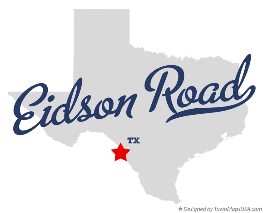 Map of Eidson Road Texas TX