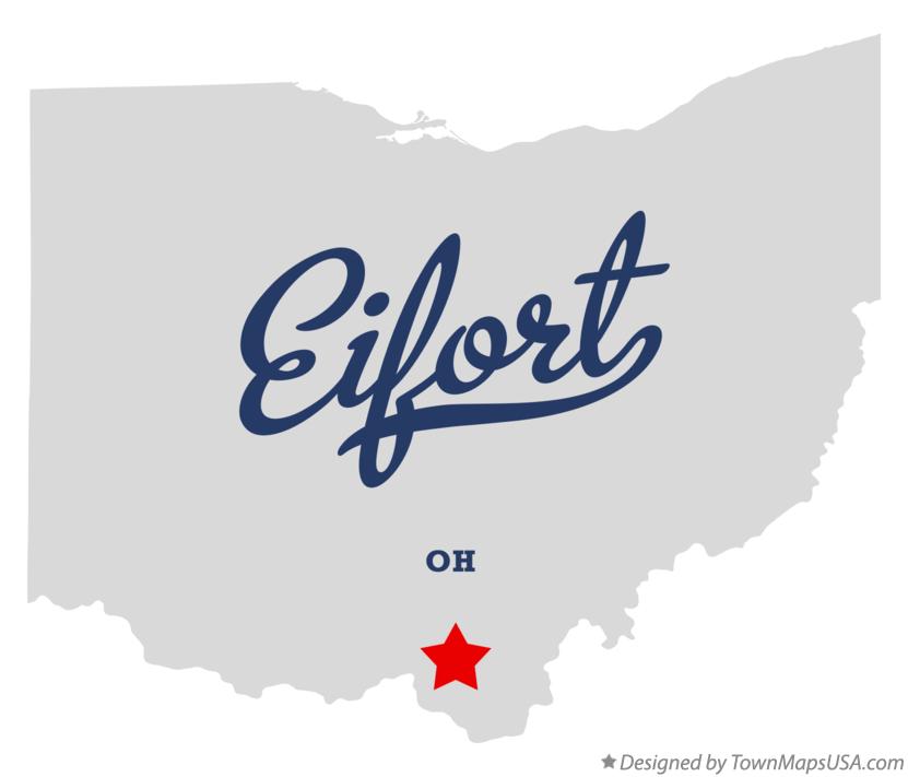 Map of Eifort Ohio OH