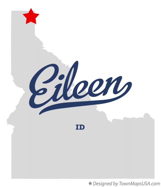 Map of Eileen Idaho ID