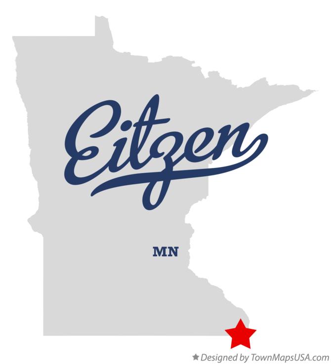 Map of Eitzen Minnesota MN