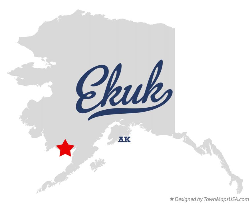 Map of Ekuk Alaska AK