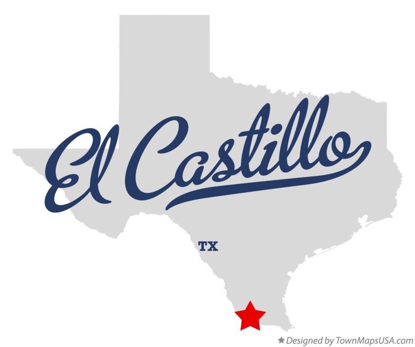 Map of El Castillo Texas TX