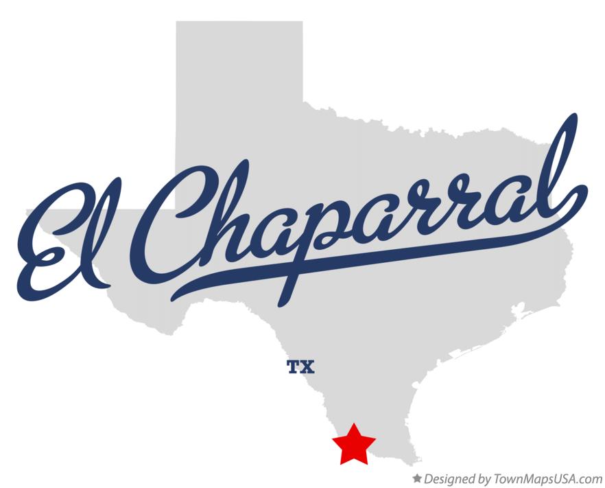 Map of El Chaparral Texas TX