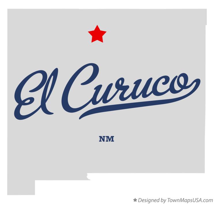Map of El Curuco New Mexico NM