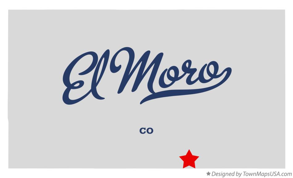 Map of El Moro Colorado CO