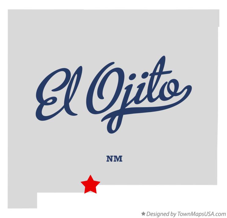 Map of El Ojito New Mexico NM
